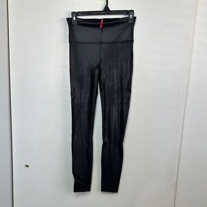 SPANX Shiny Black Leggings